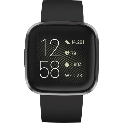 Fitbit ( Black Carbon) Fitbit Versa 2 Smartwatch 1