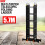 5.7M ALUMINUM FOLDING LADDER SCAFFOLD EXTENDABLE LADDER MULTI-PURPOSE 1