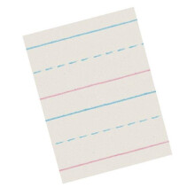 0.625 x 0.312 in. Zaner-Bloser Broken Midline Paper - 3 Reams