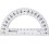 6 in. 180 deg Westcott Protractor, Clear - 36 Each 1
