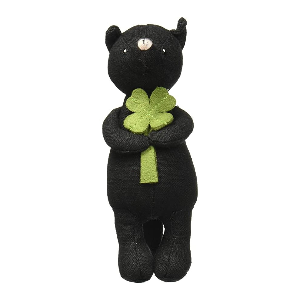 Jellycat Mini Messenger Cat  with Shamrock