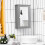 Costway Bathroom Mirror Cabinet Wall Mounted Storage Cupboard Mirrored 6