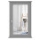 Costway Bathroom Mirror Cabinet Wall Mounted Storage Cupboard Mirrored 2