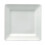 12 in. Bright White Ware Square Plate 1