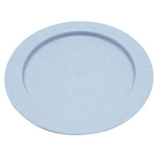 9 in. Inner Lip Plastic - Plate, Blue