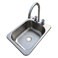 S11 Counter Top Sunk Inset Stainless Steel HAND WASH BASIN Sink Waste, Plug & Tap