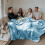 (Single, Light Blue) Fleece Blankets Throw Sofa Bed Travel Warm Fluffy 5