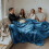 (Single, Teal) Fleece Blankets Throw Sofa Bed Travel Warm Fluffy 5