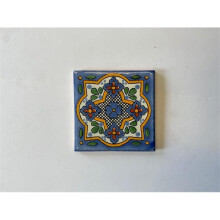 4 x 4 in. Mexican Decorative Tiles, L124 - Pack of 4