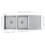 VidaXL vidaXL Handmade Kitchen Sink Stainless Steel Under-mount Kitchen Sink Basin 8