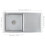 VidaXL vidaXL Handmade Kitchen Sink Stainless Steel Under-mount Kitchen Sink Basin 2