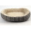 Small Dog bed with Orthopaedic Fleece Lining in Jute Plaid Actiaspet 7