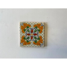 4 x 4 in. Mexican Decorative Tiles, L121 - Pack of 4