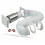 Manrose Manrose 41703W Tumble Dryer Venting Kit 100mm 4" White Gravity Grille 1