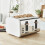 Swan Swan Nordic White Kettle 4 Slice Toaster 3 Canisters Mug Tree Set 3