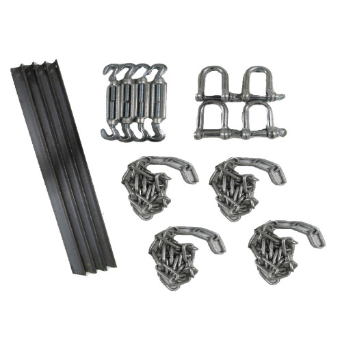 (Angle Spikes) Static Caravan Chain Down Kit with Anchors Options