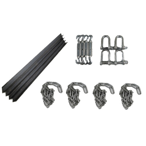 (Angle Spikes) Static Caravan Chain Down Kit with Anchors Options 2