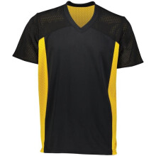 Adult Reversible Flag Football Jersey, Black & Gold - Small