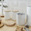 Swan Swan Nordic White Kettle 4 Slice Toaster 3 Canisters Mug Tree Set 11