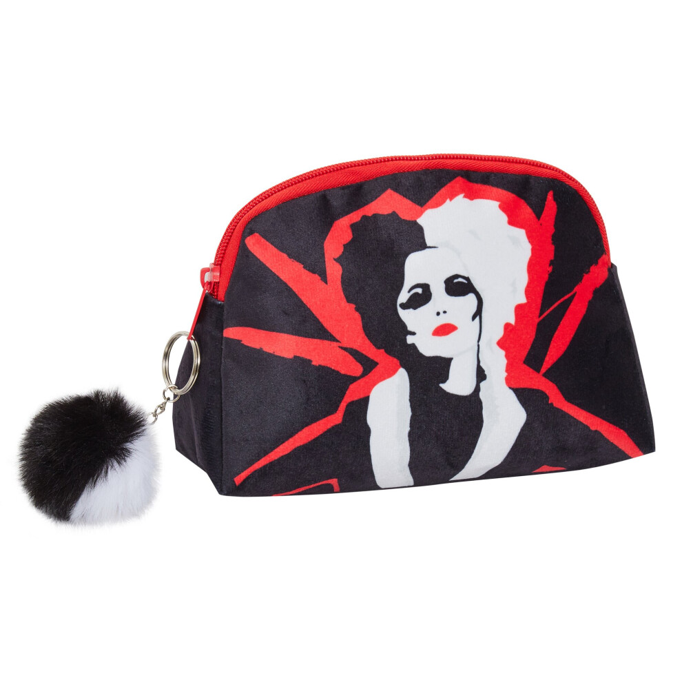 Disney Cruella Make Up Bag For Women Plush Cosmetic Toiletries Bag Pencil Case