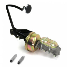 35-40 Ford OEM X 8 in. Single Brake Pedal Kit Disc & Drum 3 in. Black Pad