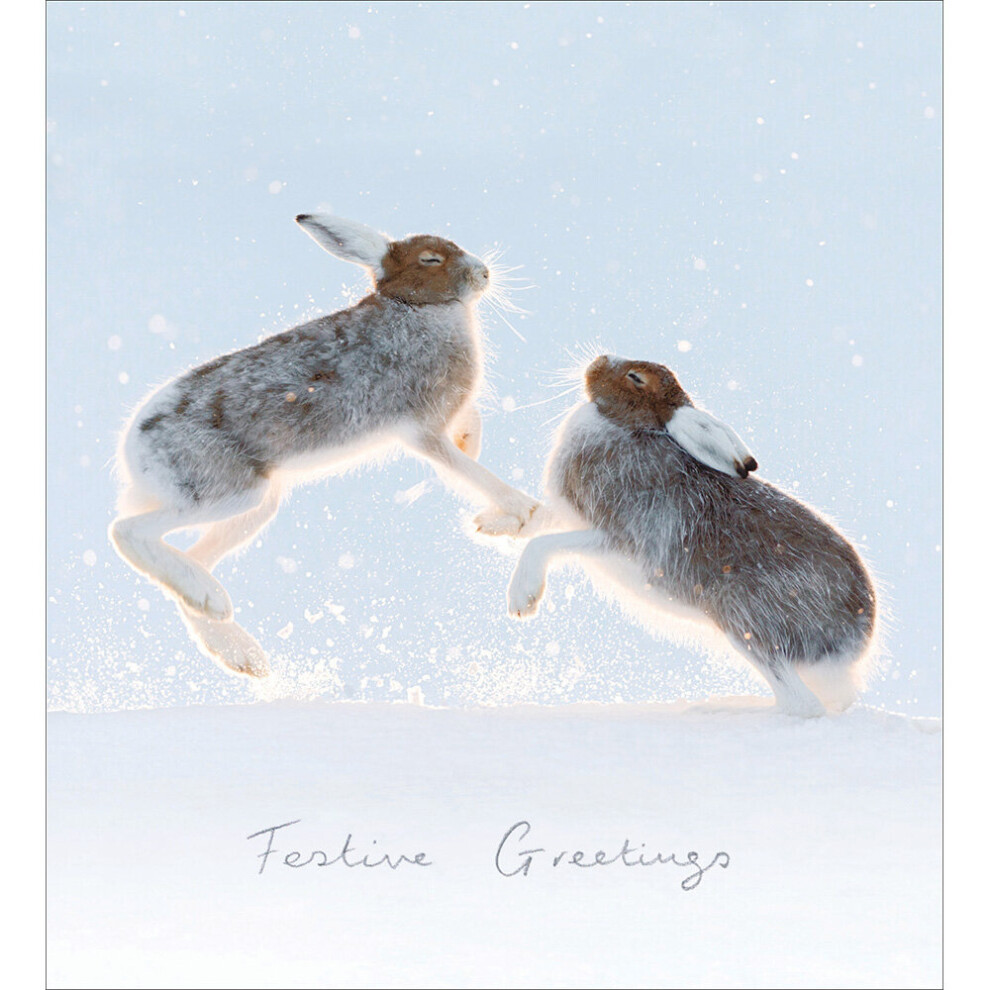 Woodmansterne Pack Of 5 Joy Of The Season Christmas Cards Supporting Multiple Charities