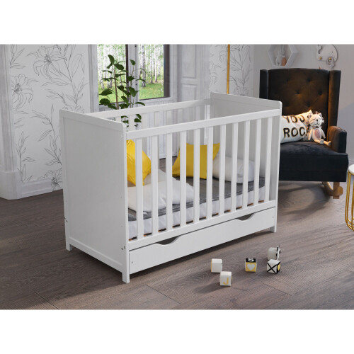 Matilda | Cot Bed 120x60cm with drawer 1