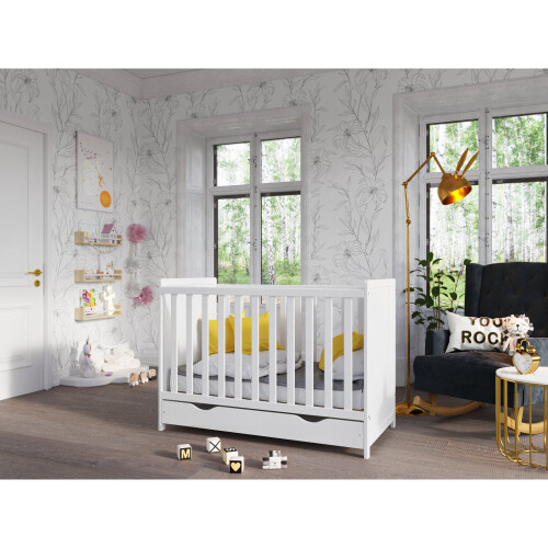 Matilda | Cot Bed 120x60cm with drawer 2