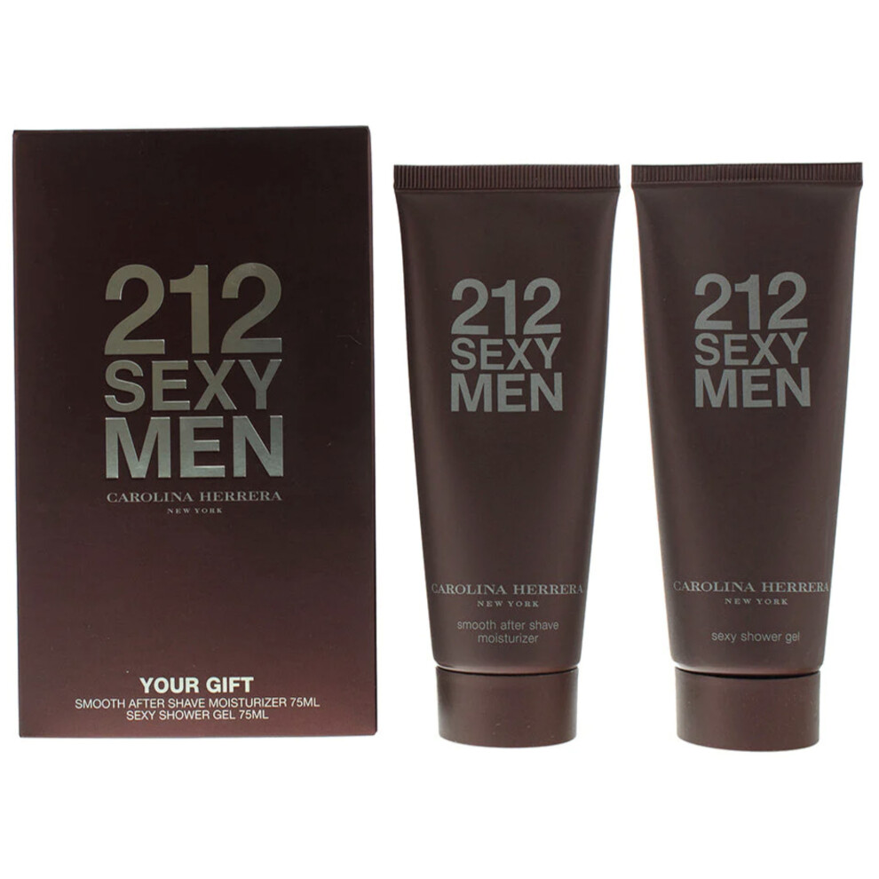 Carolina Herrera 212 Sexy Men Gift Set Moisturiser & Shower Gel