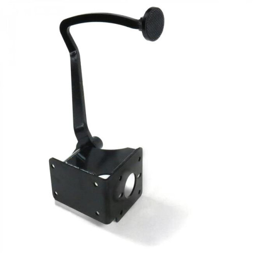 40-48 Chevy Brake Pedal Bracket Kit with 3 in. Black Pedal Pad