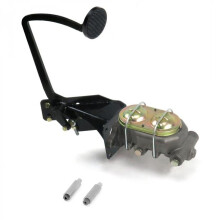 35-40 Ford OEM X Manual Brake Pedal Kit Disc & Drum 3 in. Black Pad
