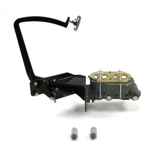 35-40 Ford OEM X Manual Brake Pedal Kit Drum & Drum 3 in. Chrome Pad