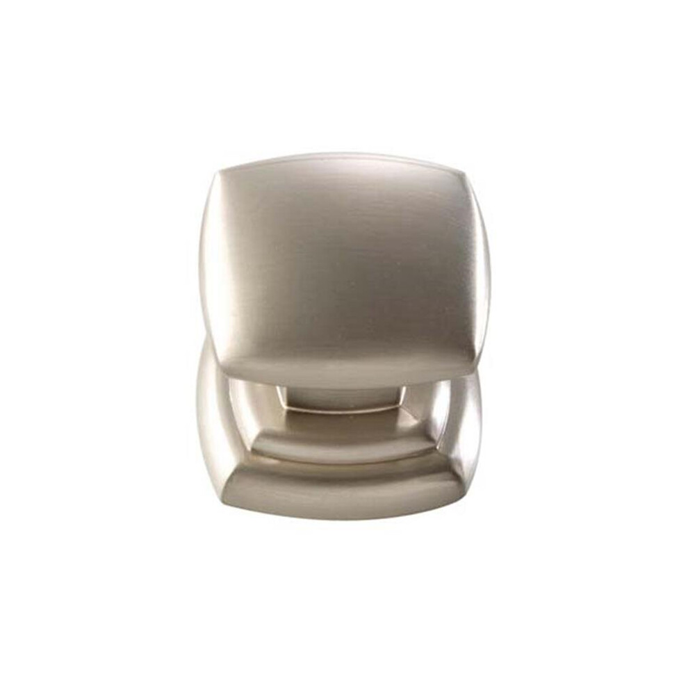 Square Knob, Satin Nickel - 1.25 In. 769593808652