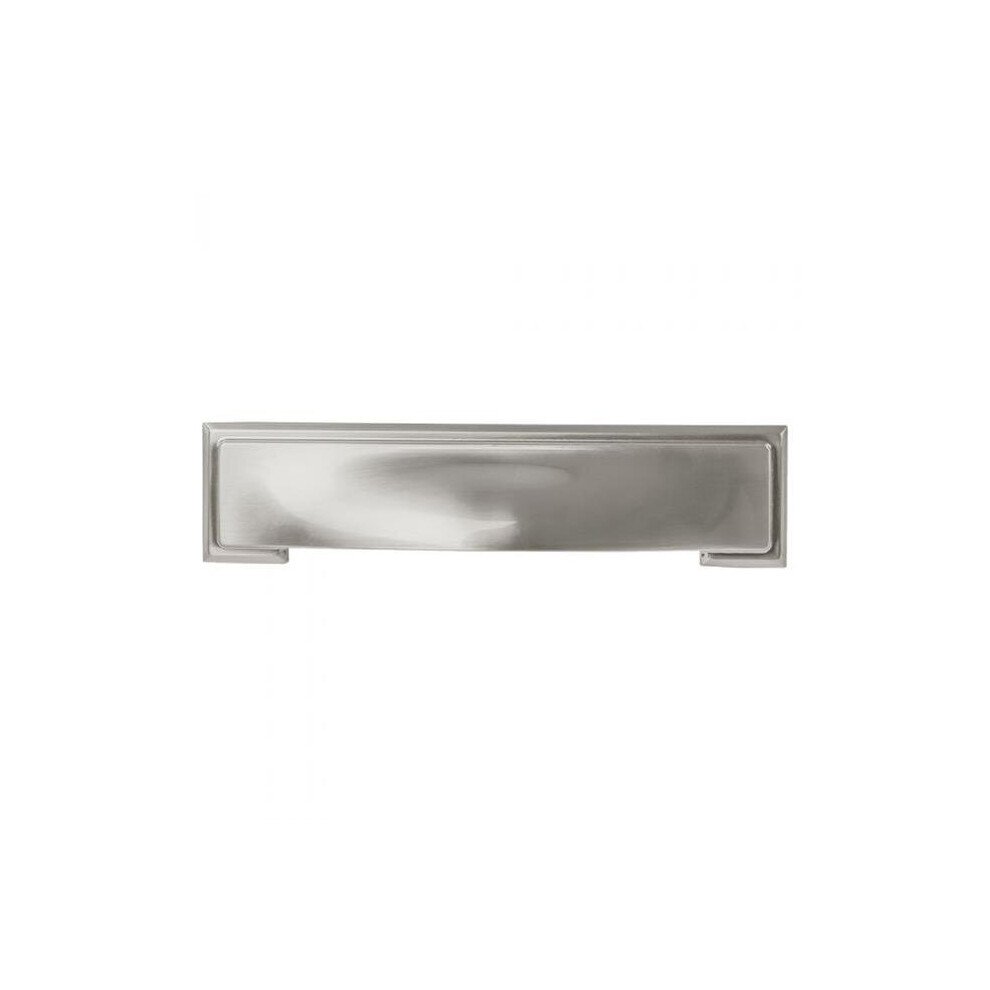 3 In. X 96 X 128 Mm Center-Center Cup Pull, Satin Nickel 745704925937