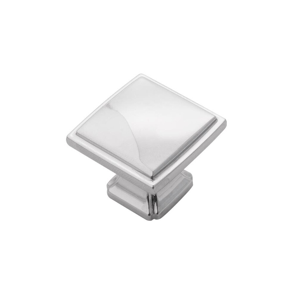 1.25 In. Square Bridges Cabinet Knob, Oil Rub Bronze Highlight 769593663435