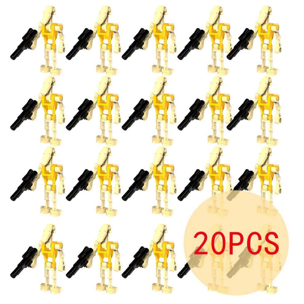 Xurikcoo (Battle Droids A (20Pcs)) Star Wars Clone Troopers Minifigures Gift Fit Lego