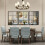 Costway Vintage Windowpane Hanging Mirror Wall Mounted Decoration Mirror 3