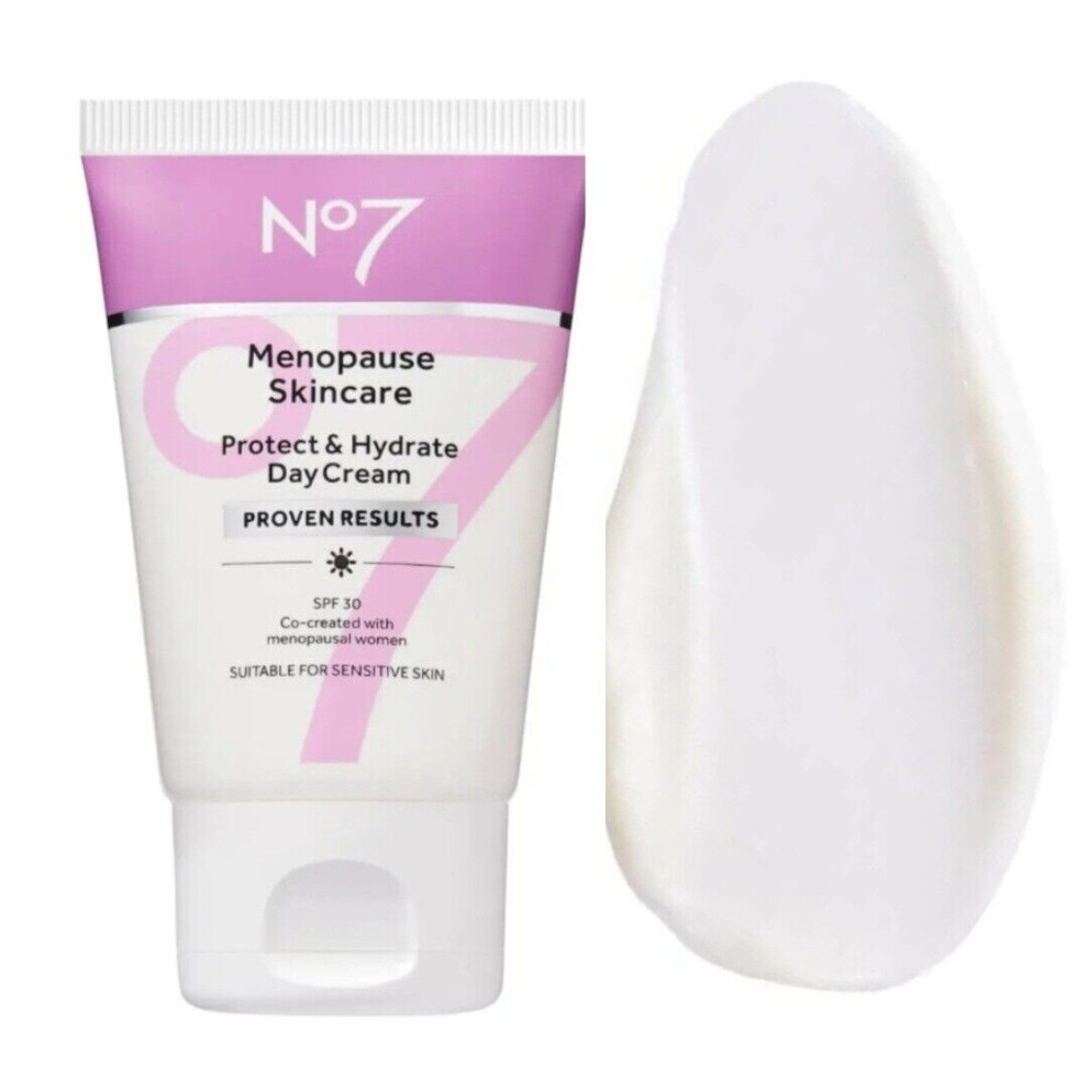 Boots No7 Cream No7 Skincare Menopause Protect & Hydrate Day 50Ml 15% Off Rrp