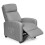 Costway Upholstered Recliner Armchair Sofa Lounge Chair Adjustable Backrest 1