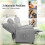 Costway Upholstered Recliner Armchair Sofa Lounge Chair Adjustable Backrest 5