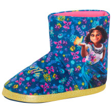 (2 UK) Girls Disney Encanto Slipper Boots Mirabel Slippers Madrigal Warm Fleece Booties
