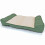 Dog bed with Orthopaedic Pillow Cushion in Green/cream XL Actiaspet 8