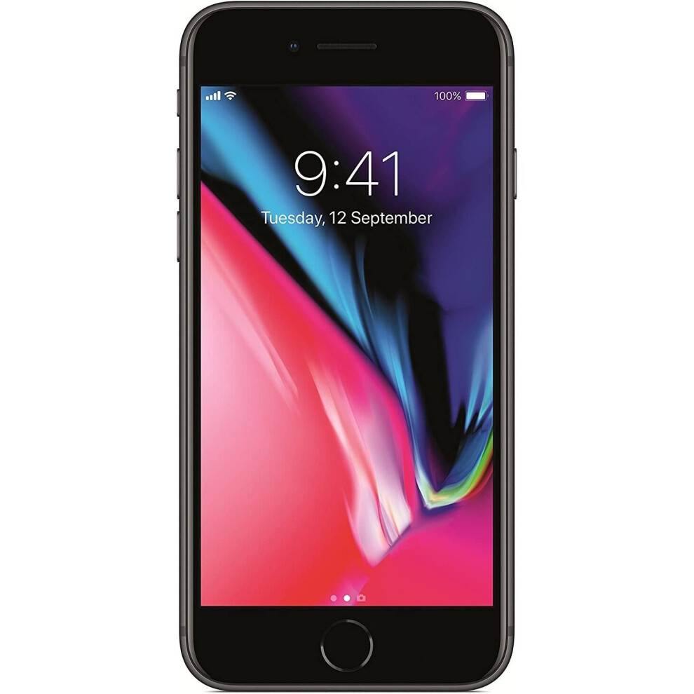 Used Apple iPhone 8, 64GB, Space Grey (Renewed) 