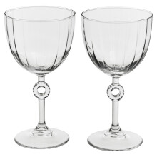 (2) 2/4/6 270ml Red White Wine Dessert Stemmed Glasses