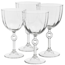 (4) 2/4/6 270ml Red White Wine Dessert Stemmed Glasses