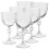 (6) 2/4/6 270ml Red White Wine Dessert Stemmed Glasses 1