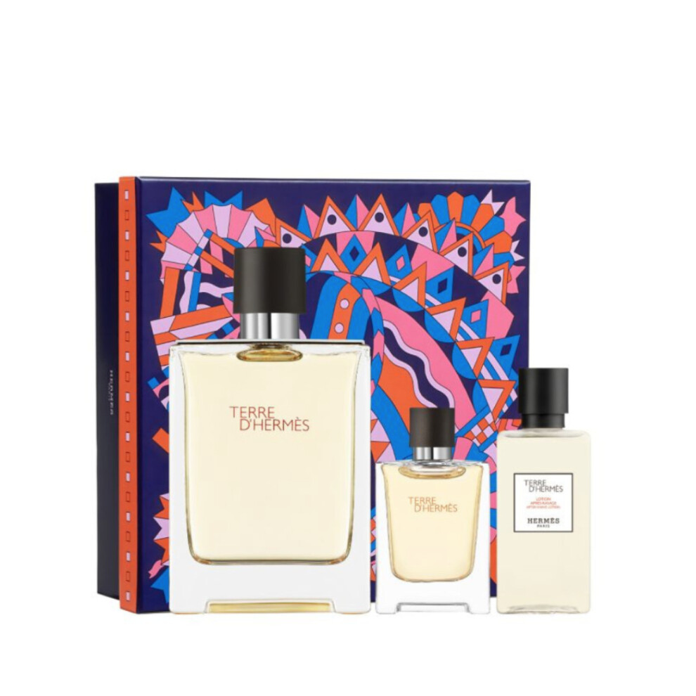 Hermes Terre D'Hermes Eau De Toilette 100ml Spray Gift Set