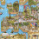 bopster 8-bit World Map Pixel Jigsaw Puzzle 180pcs 6