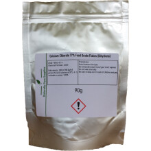 Calcium Chloride 77% Food Grade Flakes (Dihydrate) E509- 90g