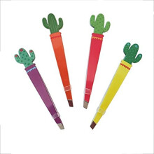 Schattige Cactus Pincet Set (4 stuks) Schuin Pincetten Assorti Zuidoostelijke Souvenir Gift